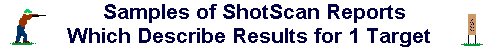  Samples of ShotScan Reports
Which Describe Results for 1 Target 